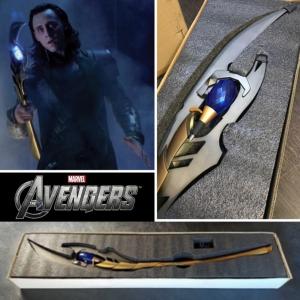 Avengers sceptre Loki présentoir led Chitauri