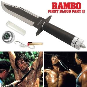 Rambo couteau de survie poignard étui Mission