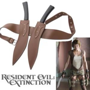 Resident Evil machettes Alice étuis Extinction