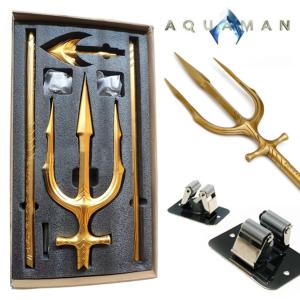 Aquaman trident taille réelle métal doré