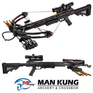 Arbalète à poulies Stalker noir Man Kung 185 lbs
