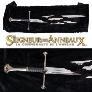 Seigneur des Anneaux épée brisée Narsil Elendil