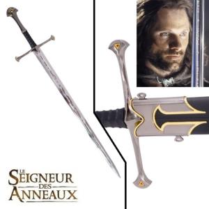 Seigneur des Anneaux épée Anduril fourreau de luxe