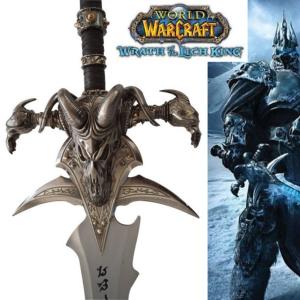 Warcraft épée Frostmourne Deuillegivre + plaque