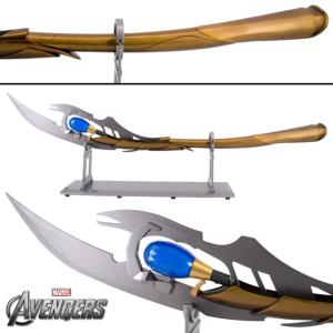 Avengers sceptre Loki présentoir lumineux Chitauri