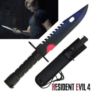 Resident Evil couteau Leon version bleue tui