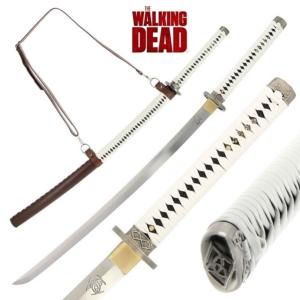 Walking Dead katana forgé Michonne fourreau