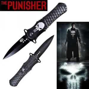 Punisher couteau de poche pliant Frank Castle