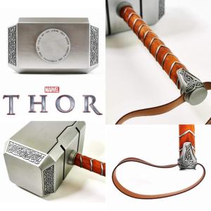 Thor marteau Mjolnir réplique métal socle