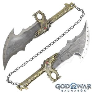 God of War épées du Chaos Kratos lames paire