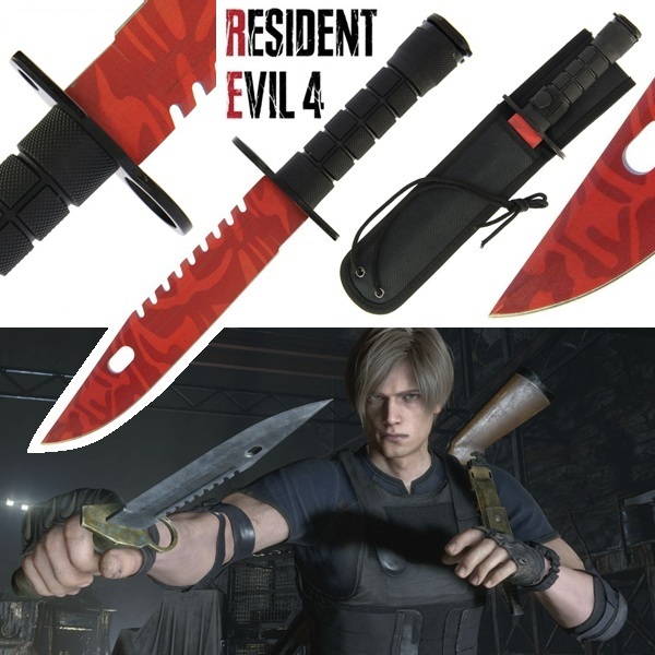 Resident Evil couteau Leon rouge (sous 10 jours)