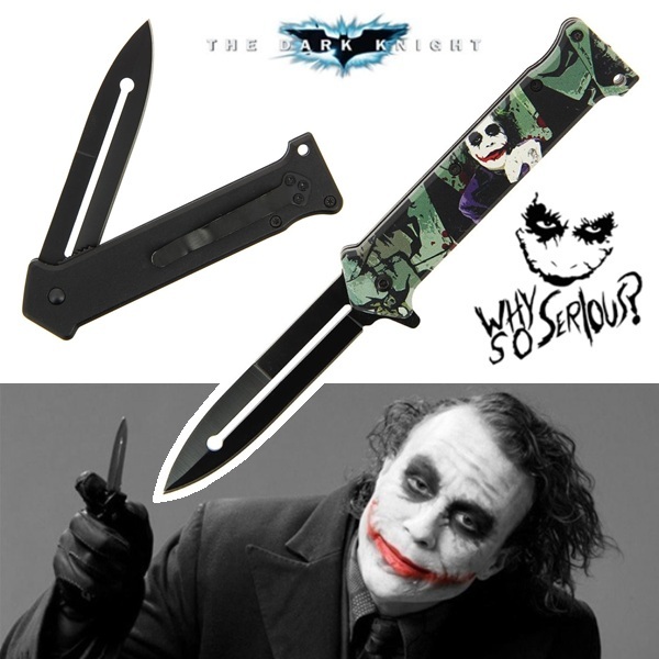 Dark Knight couteau pliant Joker Batman