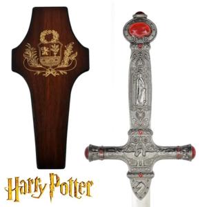 Harry Potter épée Godric fourreau + plaque