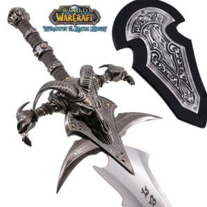 Warcraft épée Deuillegivre Frostmourne + plaque