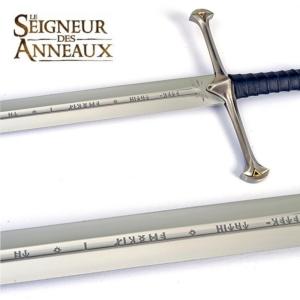 Seigneur des Anneaux épée Anduril fourreau de luxe
