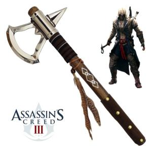 Assassin's Creed tomahawk Connor hache métal