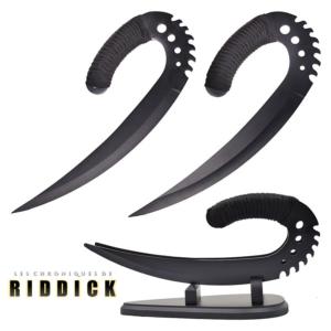 Riddick couteaux serpes Ulaks Furien Chroniques