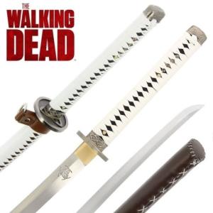Walking Dead katana forgé Michonne coffret