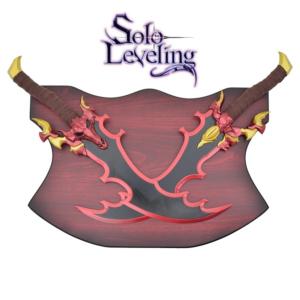 Solo Leveling dagues Roi Démon plaque murale