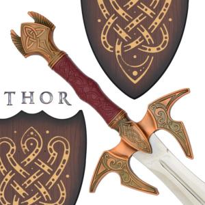 Thor épée Hofund Heimdall Bifrost plaque murale