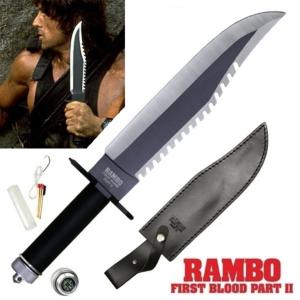 Rambo couteau de survie poignard étui Mission