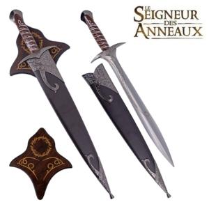 Seigneur des Anneaux épée Frodon fourreau plaque