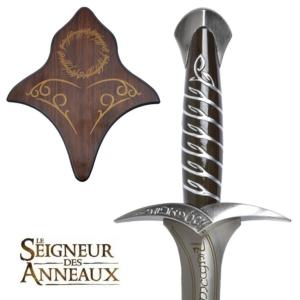 Seigneur des Anneaux épée Frodon + plaque