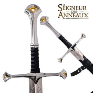 Seigneur des Anneaux épée forgée Anduril fourreau