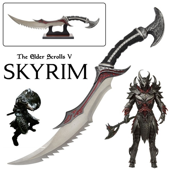 Skyrim dague Daedra Elder Scrolls V pr�sentoir