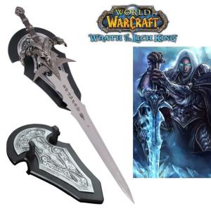 Warcraft épée Frostmourne Deuillegivre + plaque