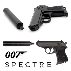 James Bond 007 pistolet silencieux Spectre