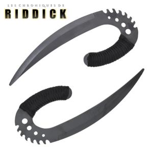 Riddick couteaux serpes Ulaks Furien Chroniques